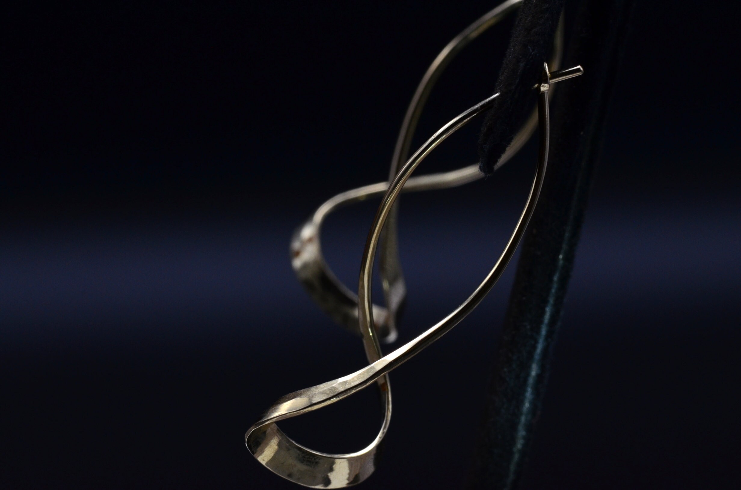 The Costa Mesa: Yellow Gold Twist Earrings - Image 5
