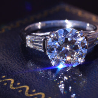 SOLD: The Prince Charming: Charming Antique 2.67 carat Engagement Ring in Platinum