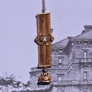 SOLD: The Carnation:  Antique Gold Filled Watch Fab Hand Engraved "H"