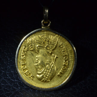 SOLD - Ancient Roman Gold Coin Pendant