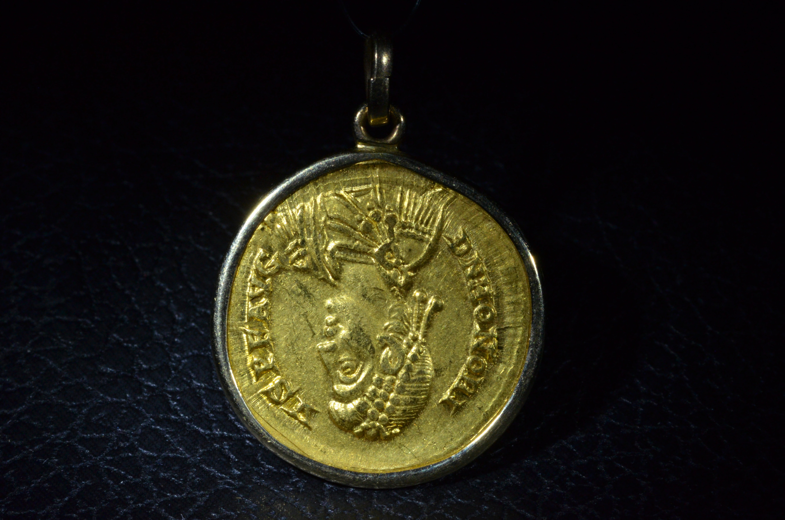 SOLD - Ancient Roman Gold Coin Pendant