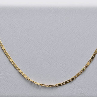SOLD - 10 Karat Yellow Gold Modified Paperclip Necklace