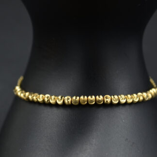 SOLD - The Halligan:  Ladies Adjustable 14K Yellow Gold Bolo Bracelet