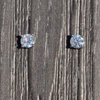 SOLD - Ladies 14K White Gold 0.24 CTW Diamond Stud Earrings
